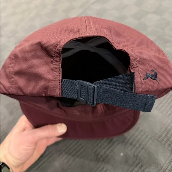 Tracksmith Wottle Cord Hat Maroon - Picture 2 of 4